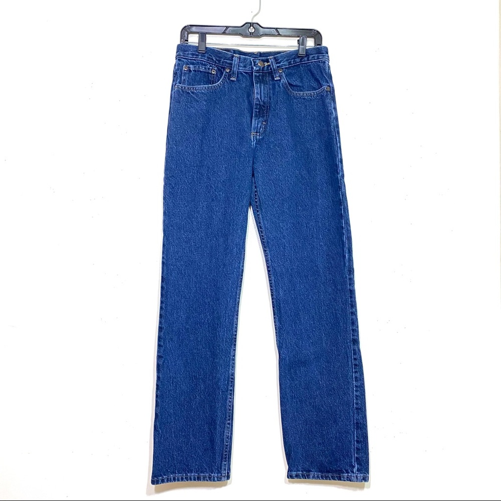 Wrangler regular Medium wash 100% cotton 5 pocket straight jeans size 30x32